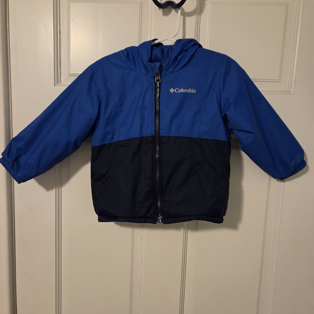 Columbia Blue and Black Kids Jacket